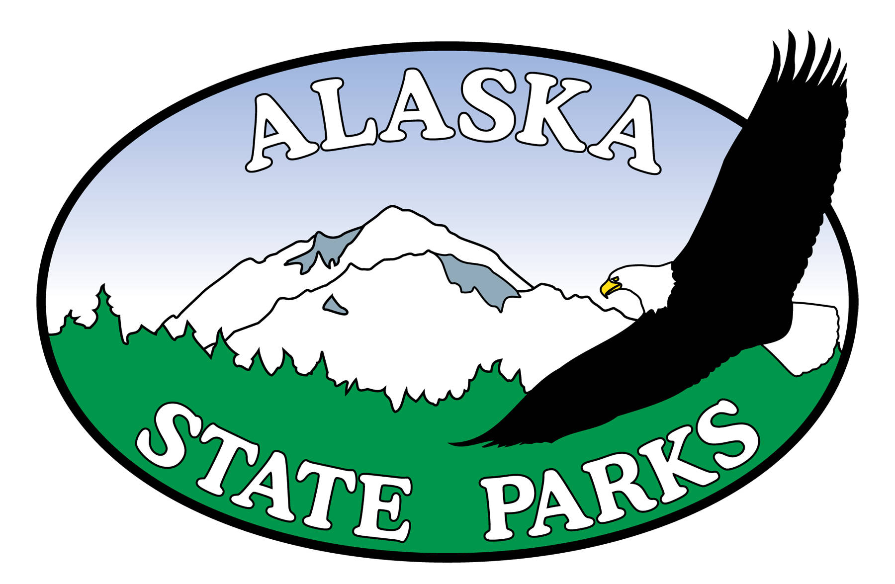 Alaska State Parks logo. (Image courtesy Alaska State Parks)