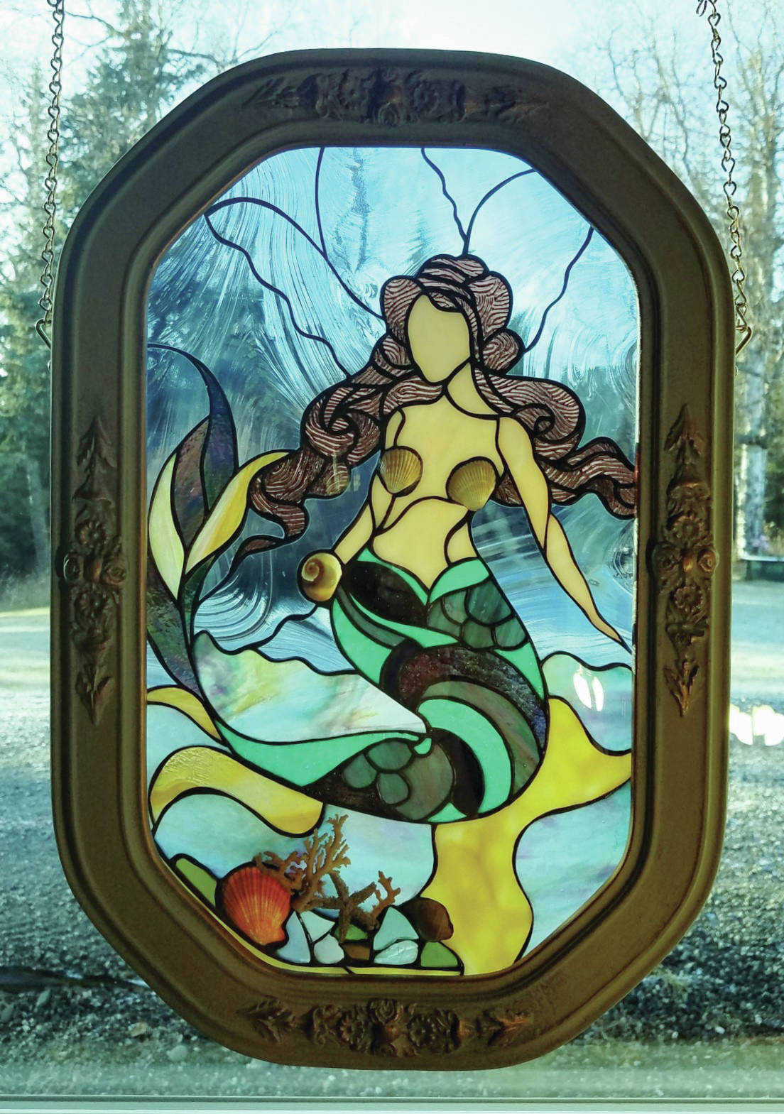 A piece from Linda Vizenor’s show, “Crystal Reflections,” opening on Friday, July 3, 2020, at the Homer Council on the Arts in Homer, Alaska. (Photo courtesy Homer Council on the Arts)