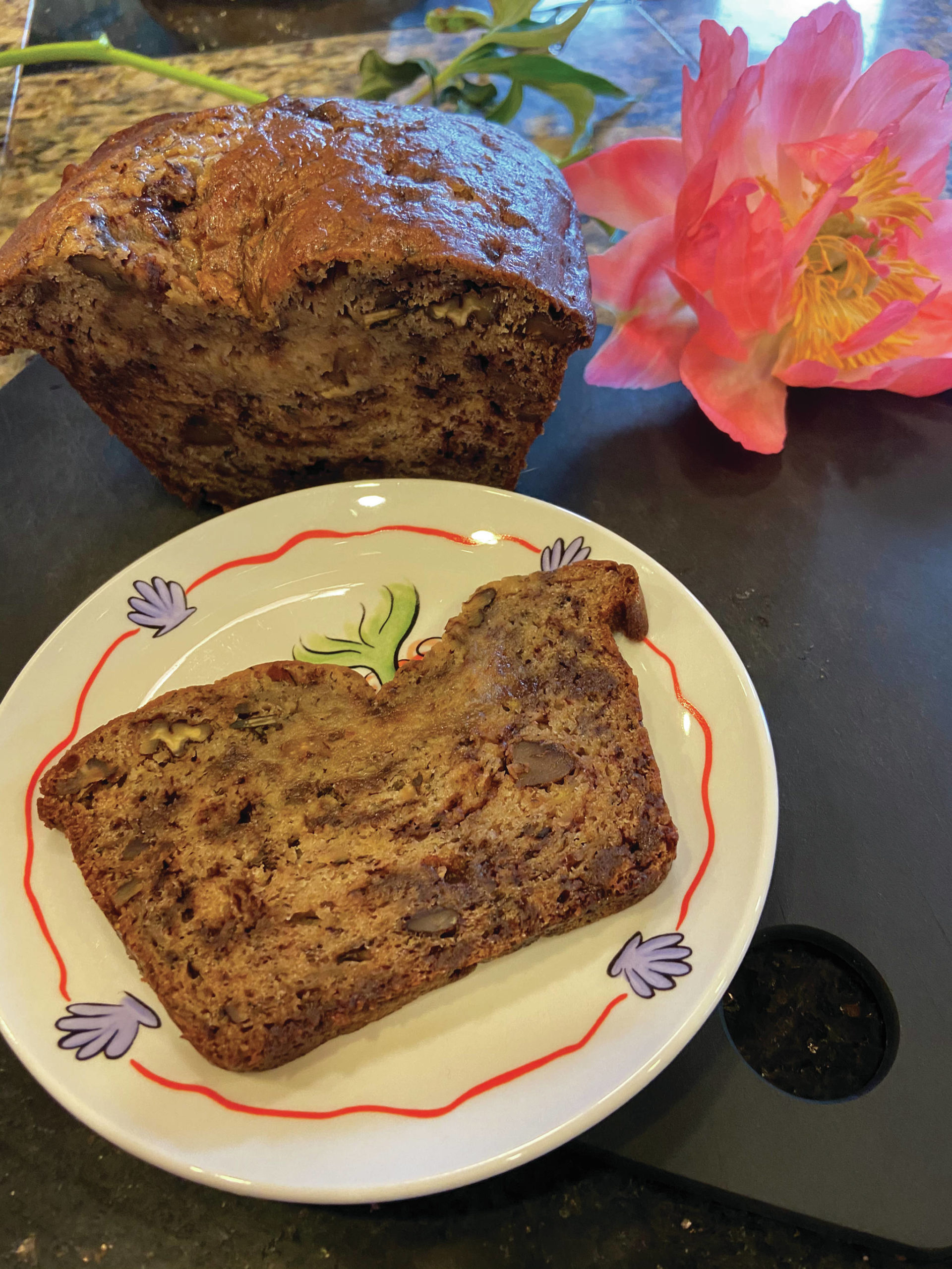 Chocolate and banana bread is just the treat for summer, as seen here on Monday, July 13, 2020, in Teri Robl’s Homer, Alaska, kitchen. (Photo by Teri Robl)