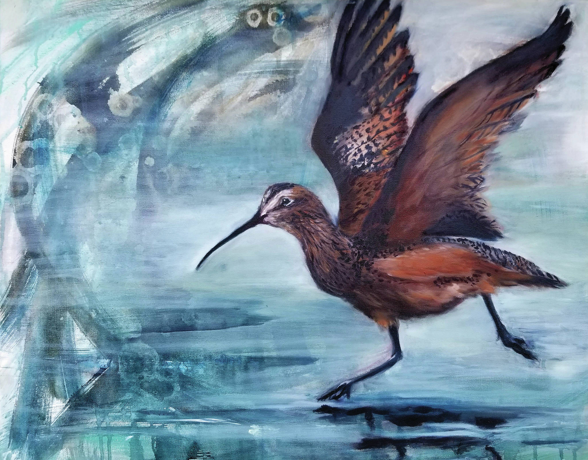 Art by Abby Ullen from a show opening Friday, Aug. 7, 2020, at Ptarmigan Arts in Homer, Alaska. (Photo courtesy Ptarmigan Arts)