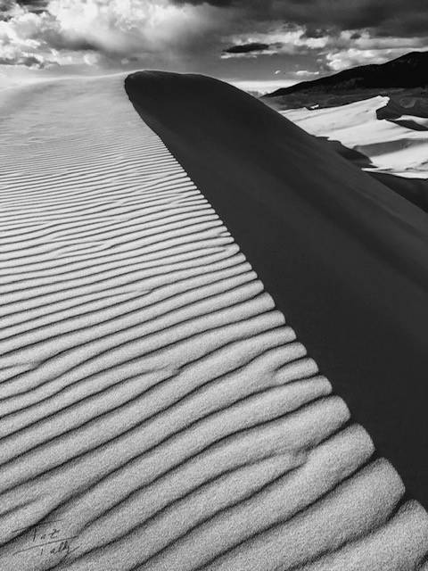 A photo by Taz Tally taken at Great Sand Dunes National Park and Preserve, Colorado, is part of his show opening Friday, Aug. 7, 2020, at the Art Shop Gallery. (Photo courtesy of Taz Tally)