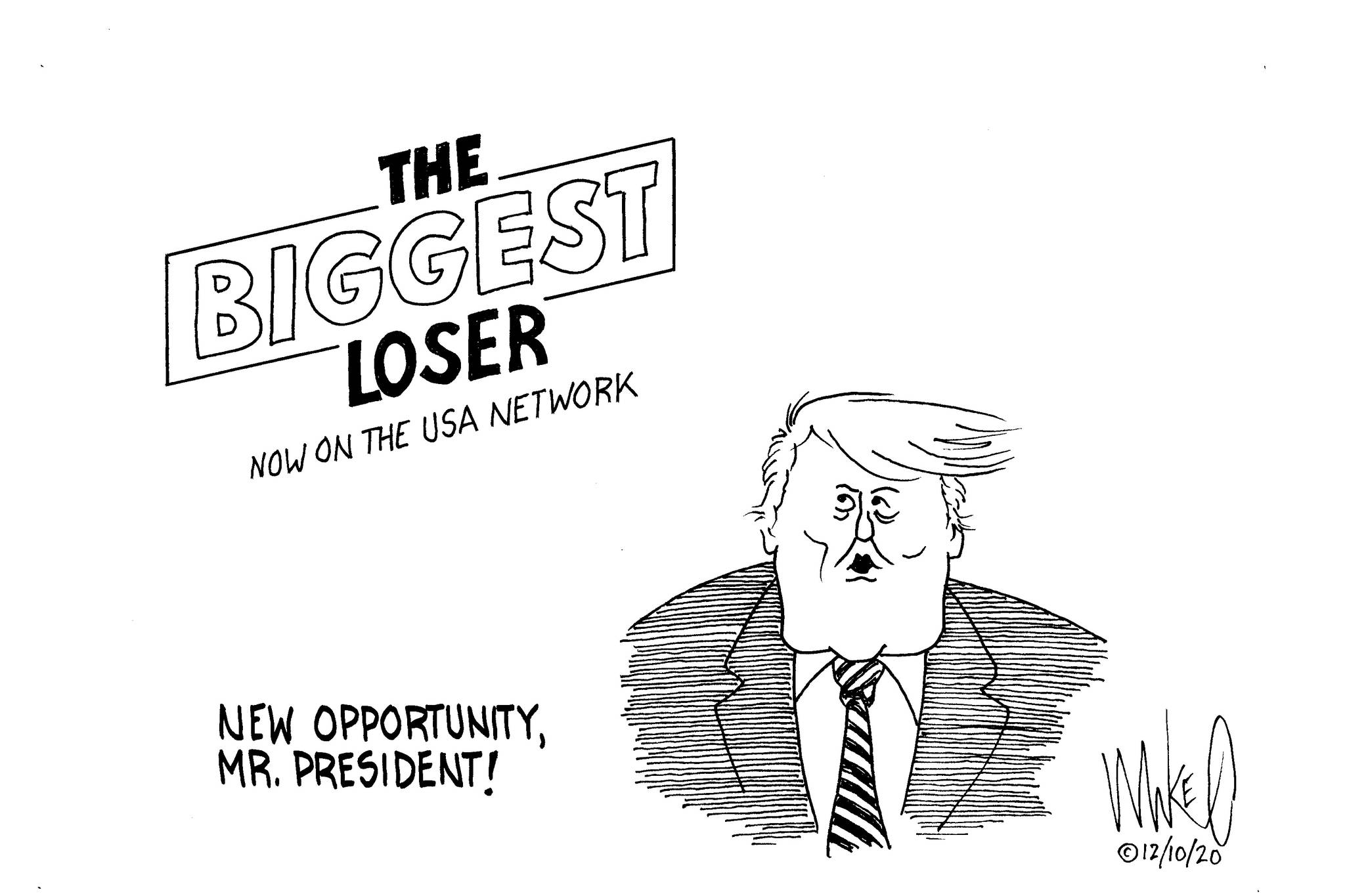 Michael O'Meara's cartoon for Dec. 10, 2020.