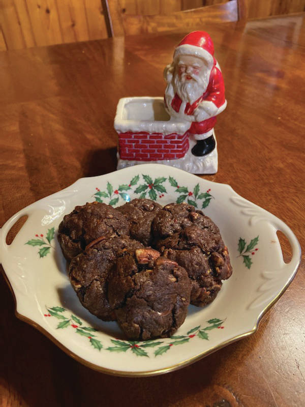Teri Robl’s German chocolate cookies, as seen here on Monday, Dec. 7, 2020, in the kitchen of her Homer, Alaska, home. (Photo by Teri Robl)