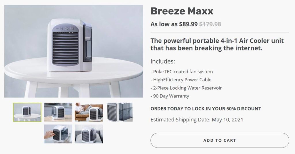Breeze Maxx Review Risky Purchase or Portable AC That Works Homer News