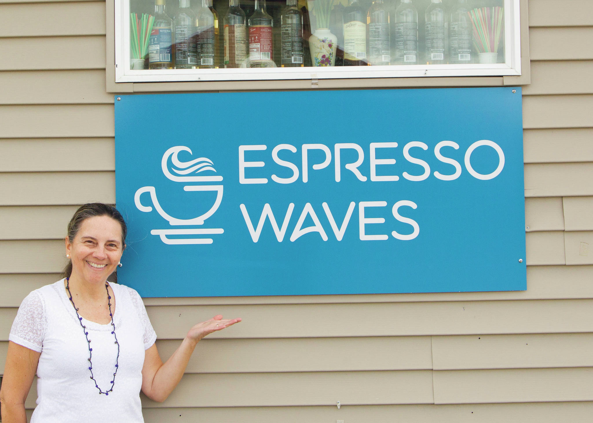 Ana Rosa Polit opened Espresso Waves, a coffee drive-through, on May 1. (Photo by Sarah Knapp/Homer News)