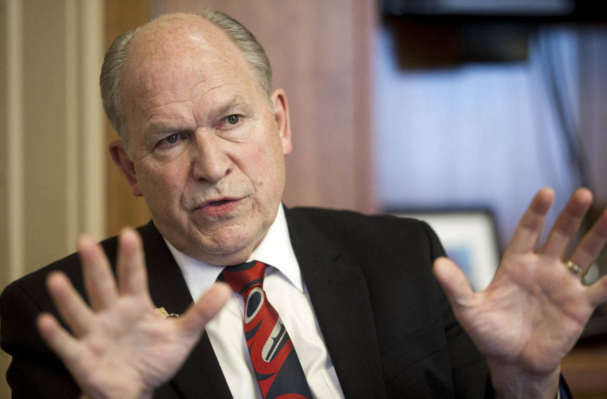 Michael Penn / Juneau Empire file
Former Gov. Bill Walker, seen here in 2016, filed to run for governor once again in 2022, picking former Department of Labor and Workforce Development Commissioner Heidi Drygas to run for lieutenant governor.