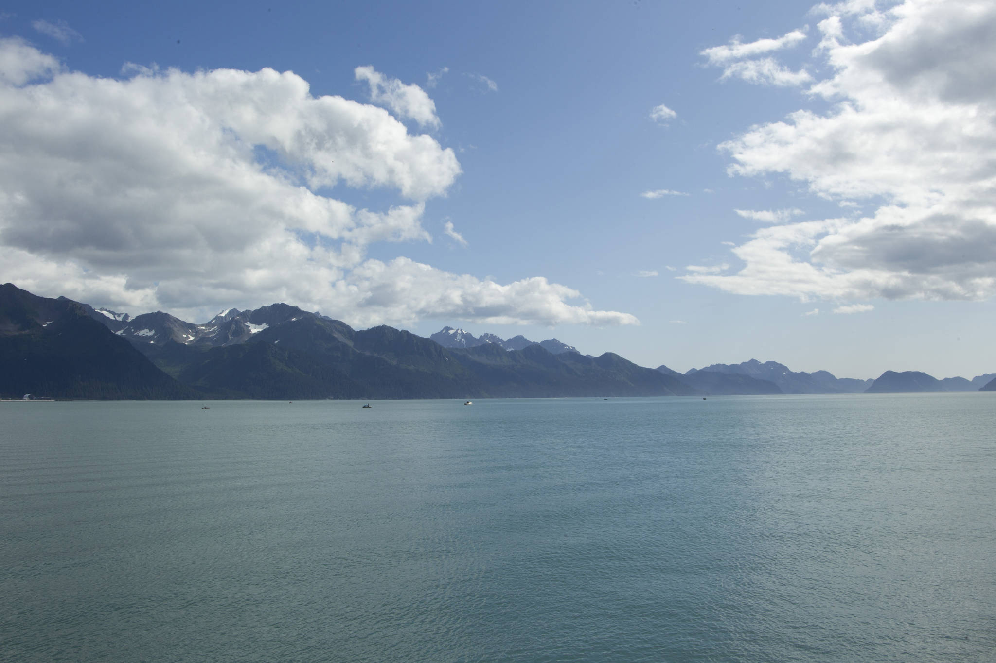 Kathleen Sorensen, “Tangled Up In Blue” columnist, is from Seward, the Alaska tourist town mentioned in this week’s story. Pictured is Resurrection Bay in Seward on Aug. 21, 2021. (Photo by Sarah Knapp/Homer News)