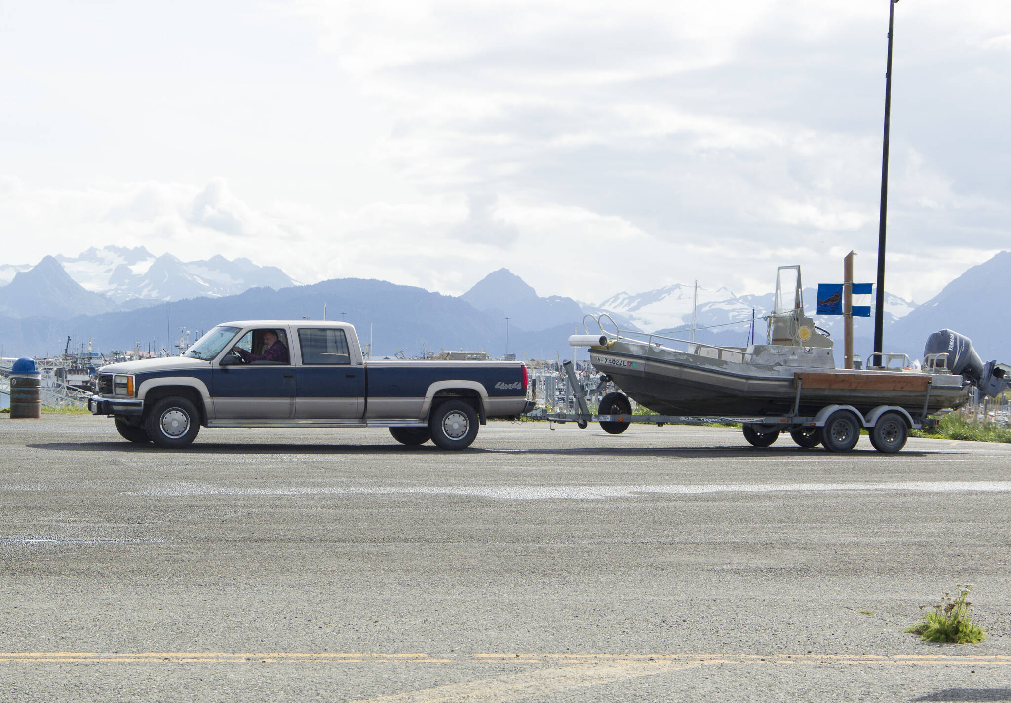 Boats are leaving the Homer Harbor after Labor Day. (Photo by Sarah Knapp/Homer News)