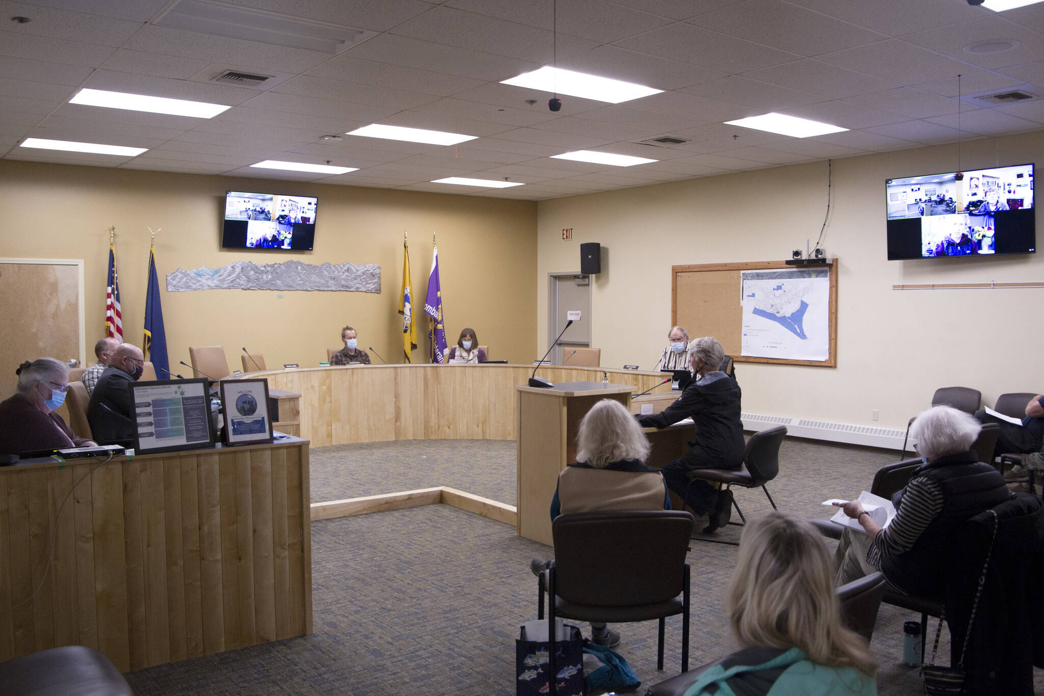 Janie Leask, a Homer resident, spoke in support of the new multi-use community center during Monday night’s city council meeting, stating the need for community recreation is vital.