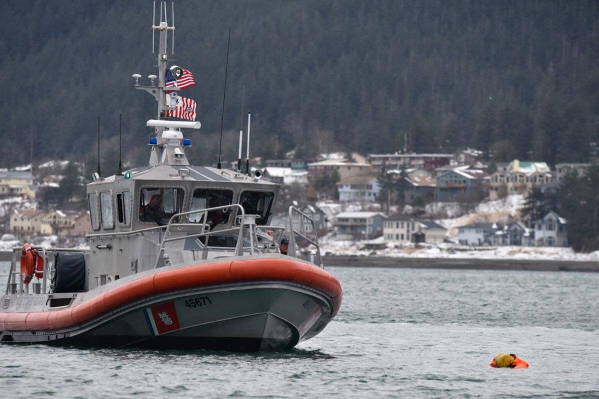 Juneau Empire file
The Coast Guard medevaced a 90-year-old suffering stroke-like symptoms near Ketchikan aboard a 45-foot response boat-medium like this one, seen in Juneau, on Thursday, Sept. 16, 2021.
