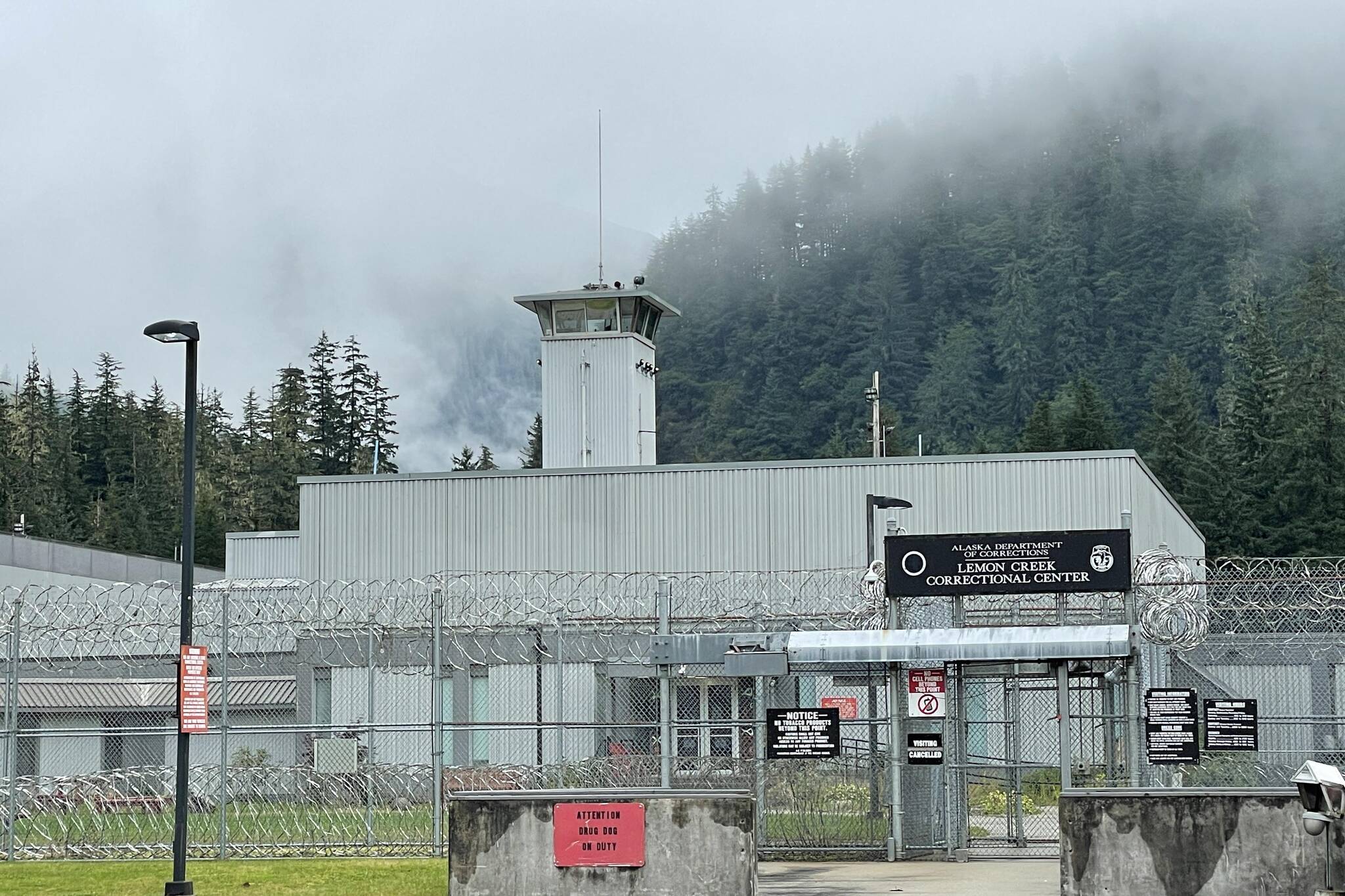 Lemon Creek Correctional Center in Juneau is the site of an outbreak of the coronavirus with at least 23 active case as of Sept. 16, said a Department of Corrections official. (Michael S. Lockett / Juneau Empire)