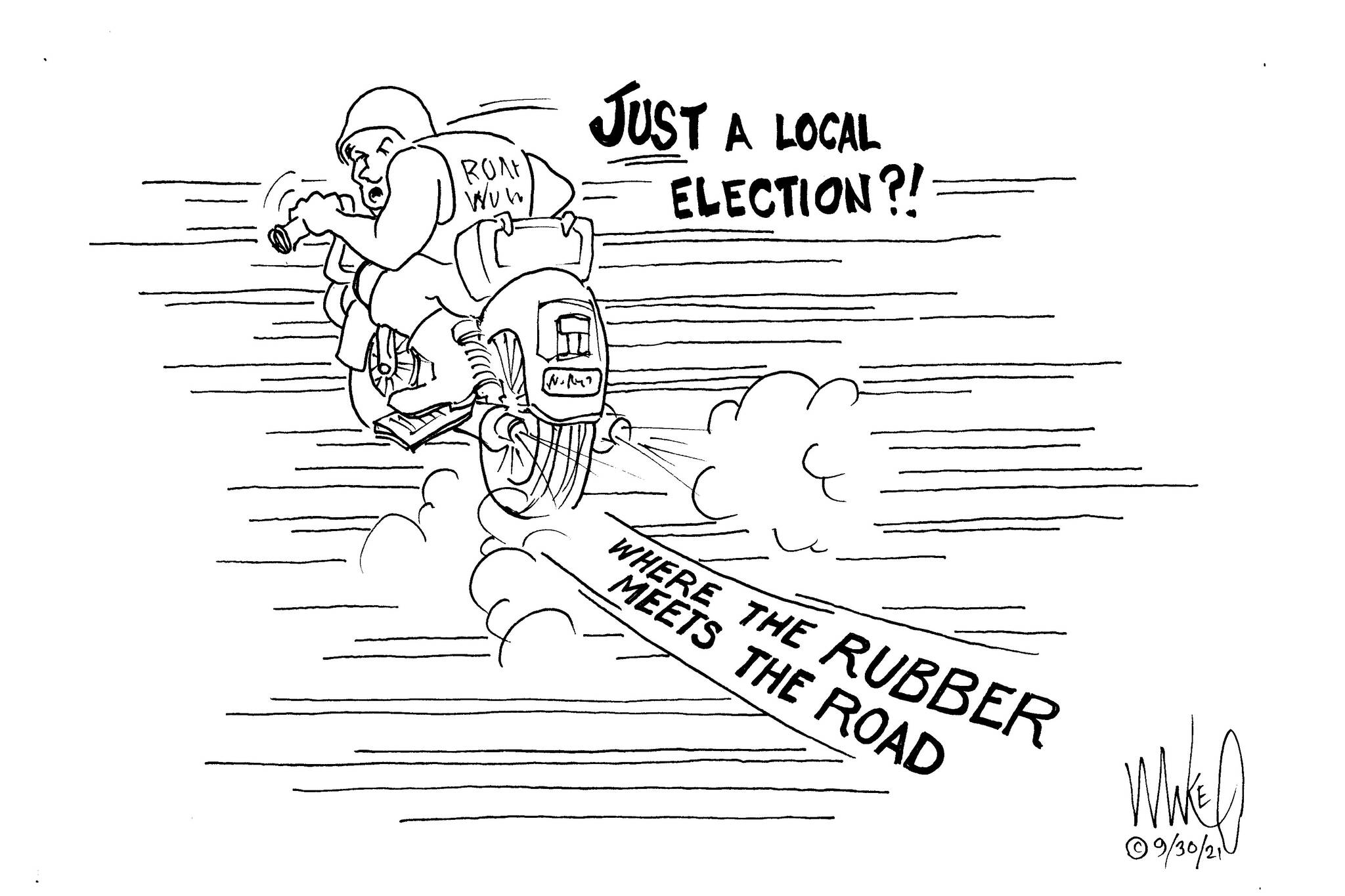 Michael O'Meara's cartoon for Sept. 30, 2021.