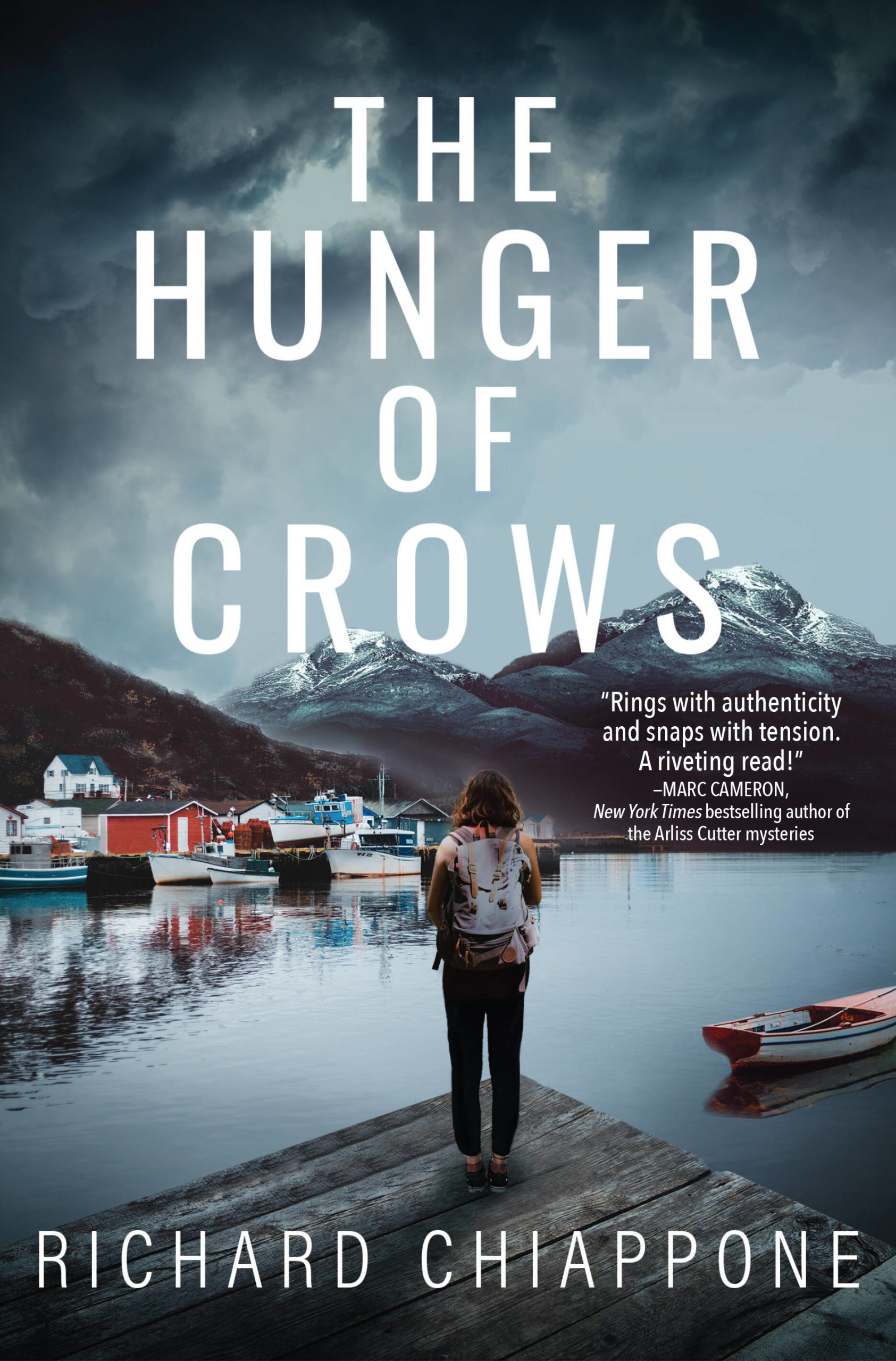 The cover of Richard Chiappone’s “The Hunger of Crows” (Crooked Lane Books, November 2021)
