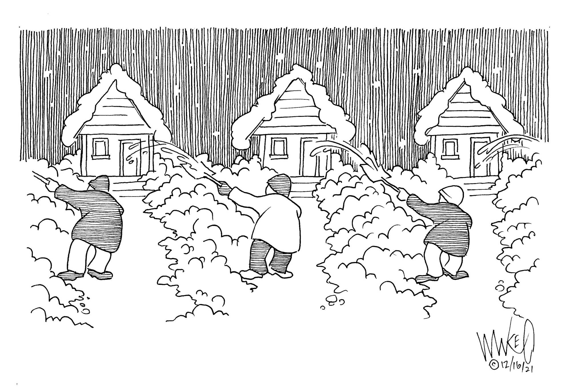 Michael O'Meara's cartoon for Dec. 16, 2021.