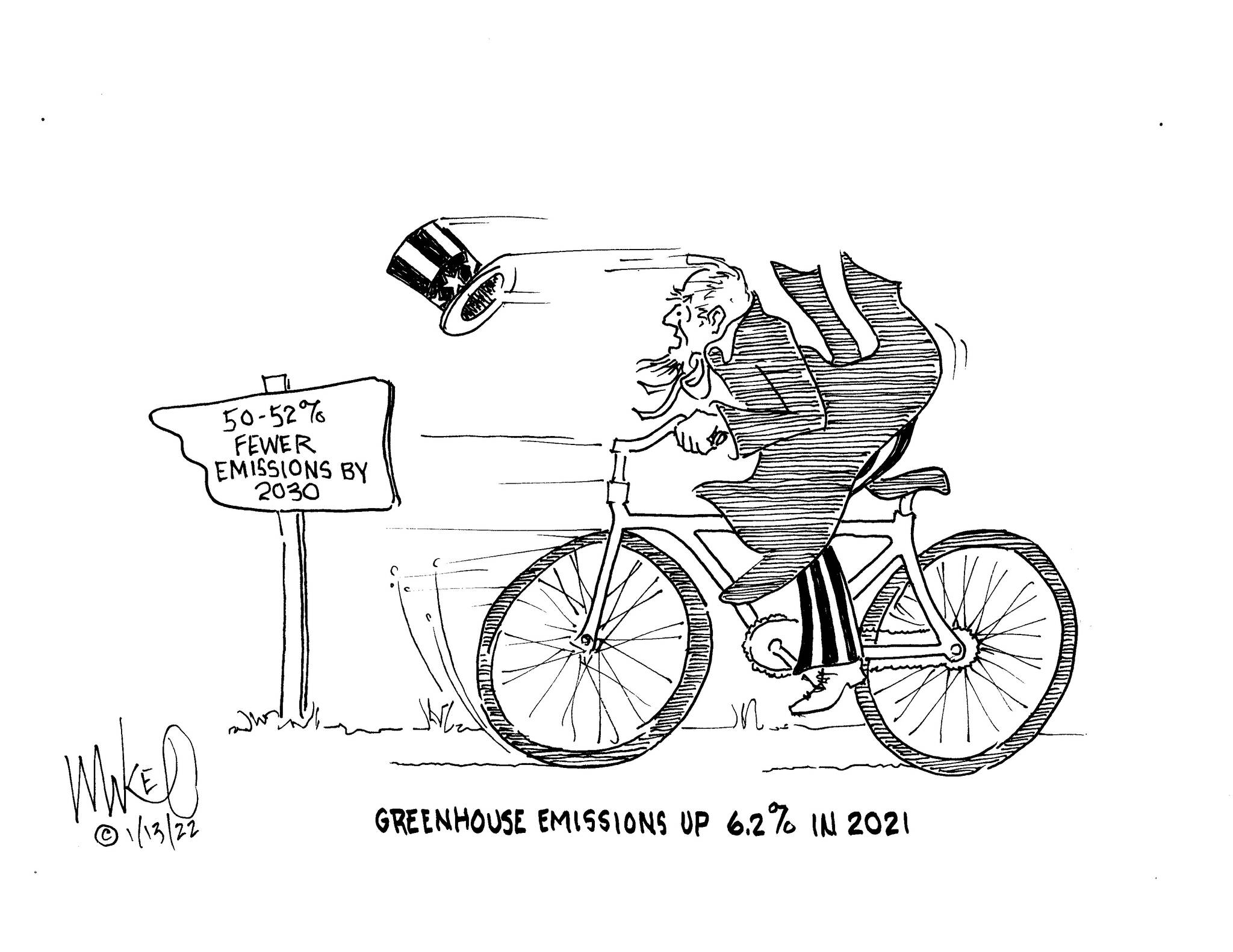 Michael O'Meara's cartoon for Jan. 13, 2022.