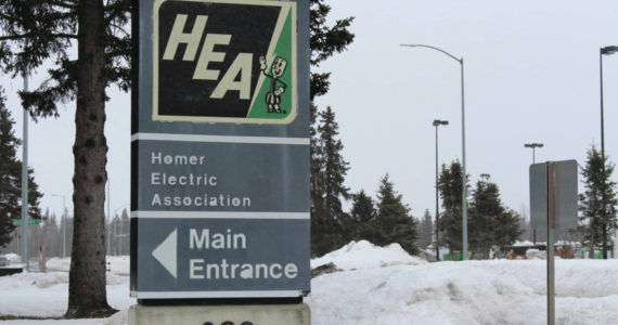 The Homer Electric Association office is photographed in Kenai, Alaska, on April 1, 2020. (Peninsula Clarion file)