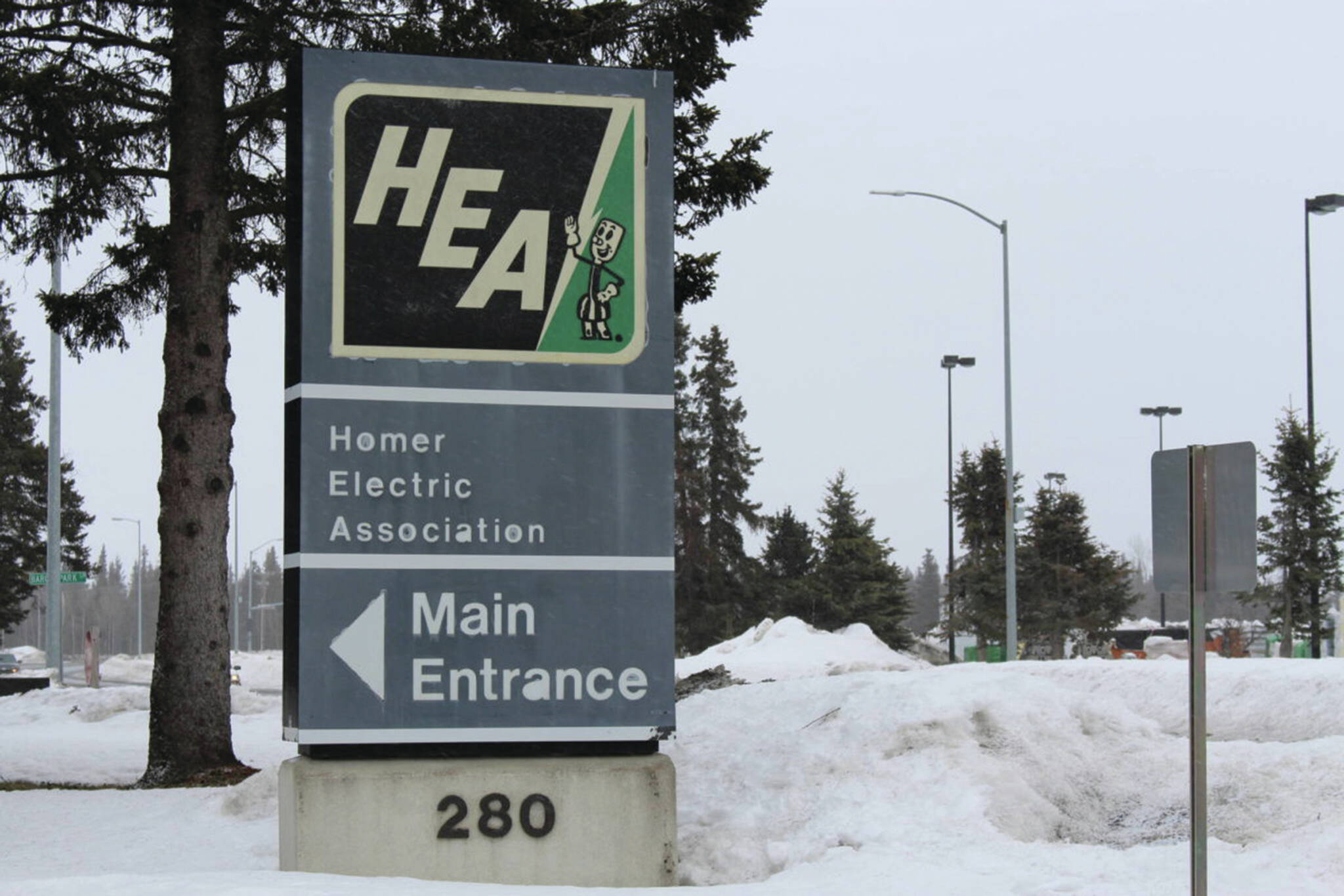 The Homer Electric Association office is photographed in Kenai, Alaska, on April 1, 2020. (Peninsula Clarion file)