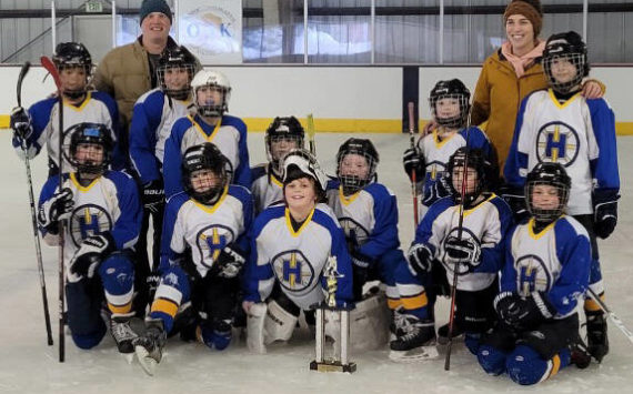The Glacier Kings Squirts won the Nikiski Cupid Shootout tournament at the Jason Peterson Memorial Ice Rink the weekend of Feb. 12. (Photo by Sheryl Neisner)