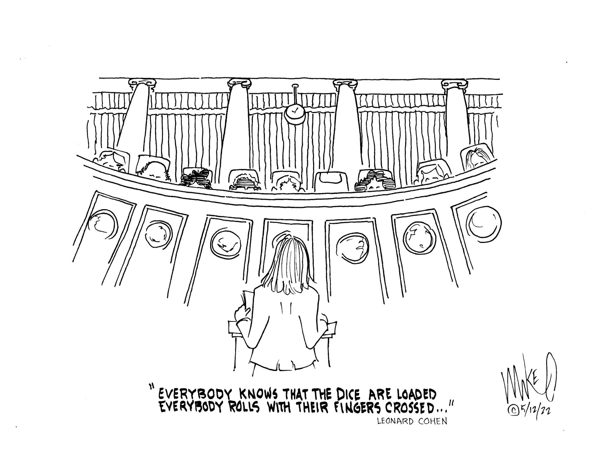 Michael O'Meara's cartoon for May 12, 2022.