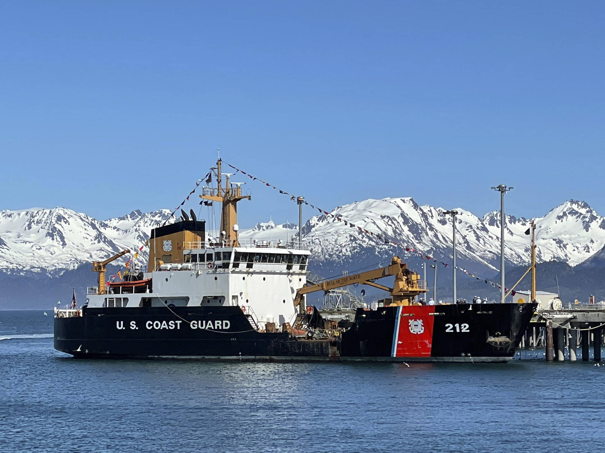Having made its maiden voyage to Homer in 2003, the USCGC Hickory left Homer on Friday, May 20, 2022, on its way to Baltimore, Maryland, where it will be refurbished before heading to Guam. In December, the USCGC Aspen will arrive in Homer to take the Hickory’s place. (Photo by McKibben Jackinsky)