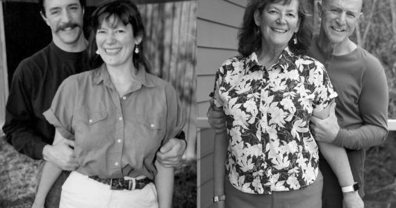Jim and Ruth Lavrakas, left, in 1997 and right, today. (Photos provided)