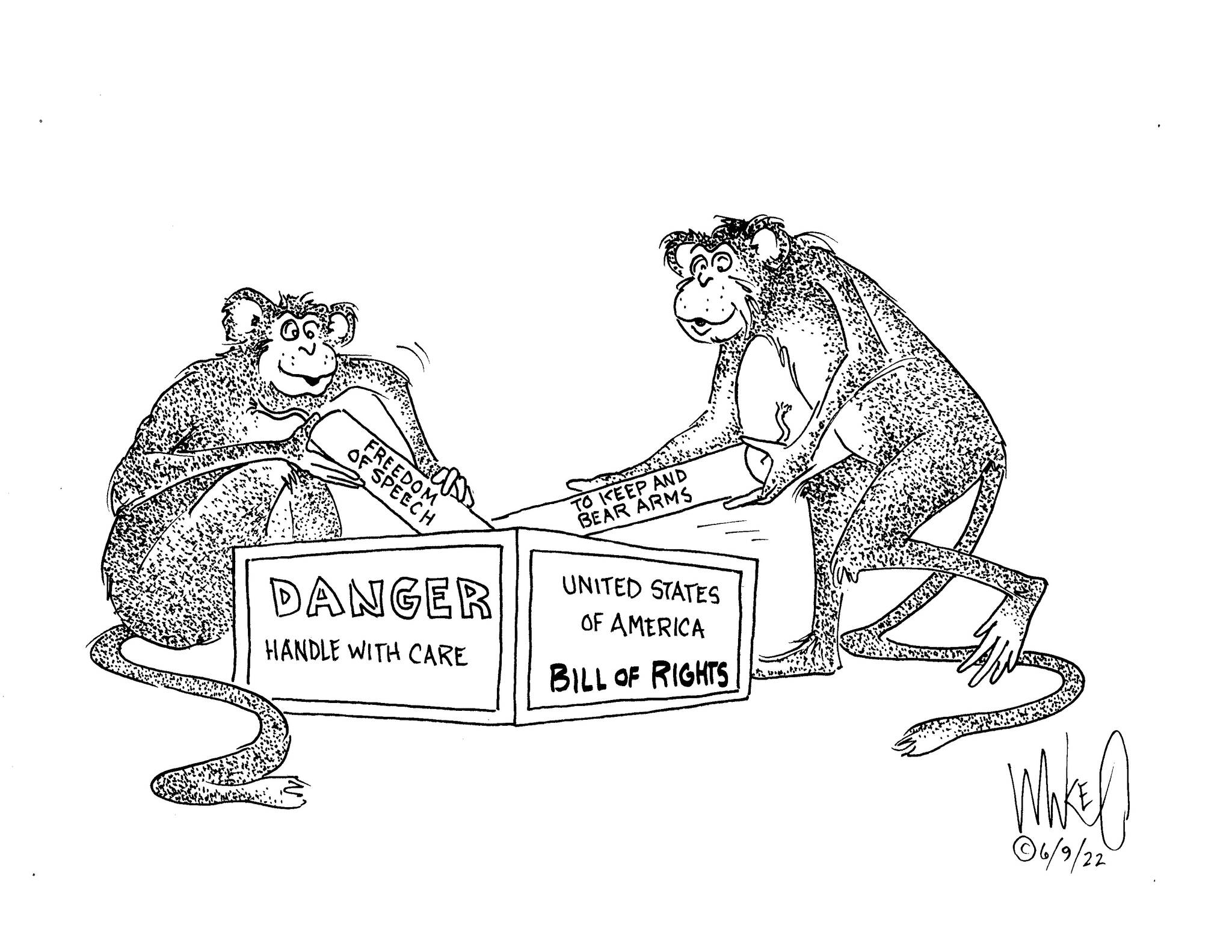 Michael O’Meara’s cartoon for June 9, 2022.