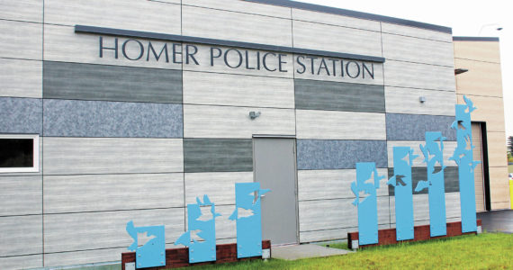 The Homer Police Station as seen Thursday, Sept. 24, 2020 in Homer, Alaska. (Photo by Megan Pacer/Homer News)