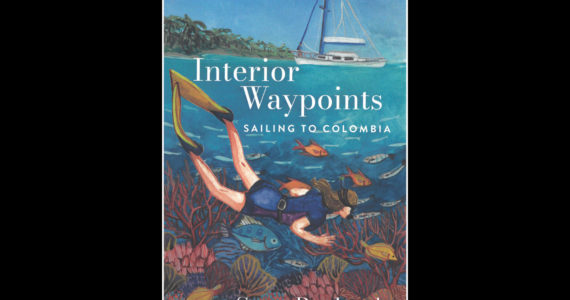 Homer artist Oceana Wills illustrated the cover of Scott Burbank's "Interior Waypoints: Sailing to Colombia."