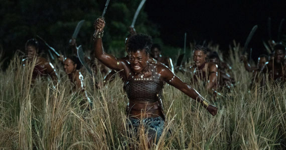 Viola Davis stars in “The Woman King.” (Sony Pictures Entertainment Inc.)