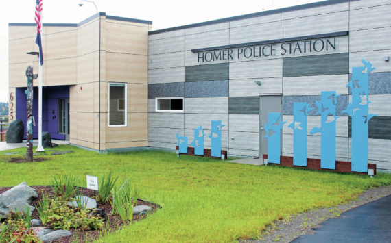 The new Homer Police Station, as seen Thursday, Sept. 24, 2020 in Homer, Alaska. Members of the Homer Police Department officially moved into the building on Thursday. (Photo by Megan Pacer/Homer News)