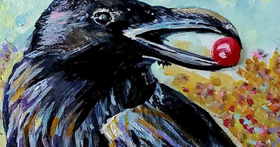 "Raven Berry" by Susan Watkins is one of the pieces in the 5x7 show opening Friday at the Homer Council on the Arts. (Photo provided)