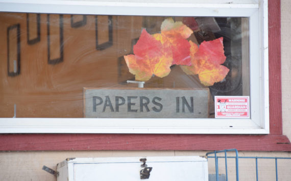 Papers are in at the Homer News building on Thursday, Dec. 1 in Homer. (Photo by Charlie Menke / Homer News)