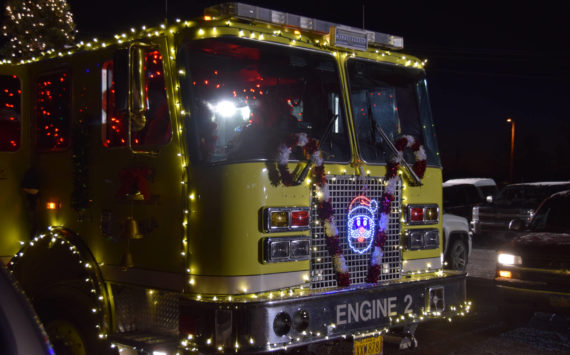 Santa’s transportation on Thursday, Dec. 1, 2022 in Homer. (Photo by Charlie Menke / Homer News)