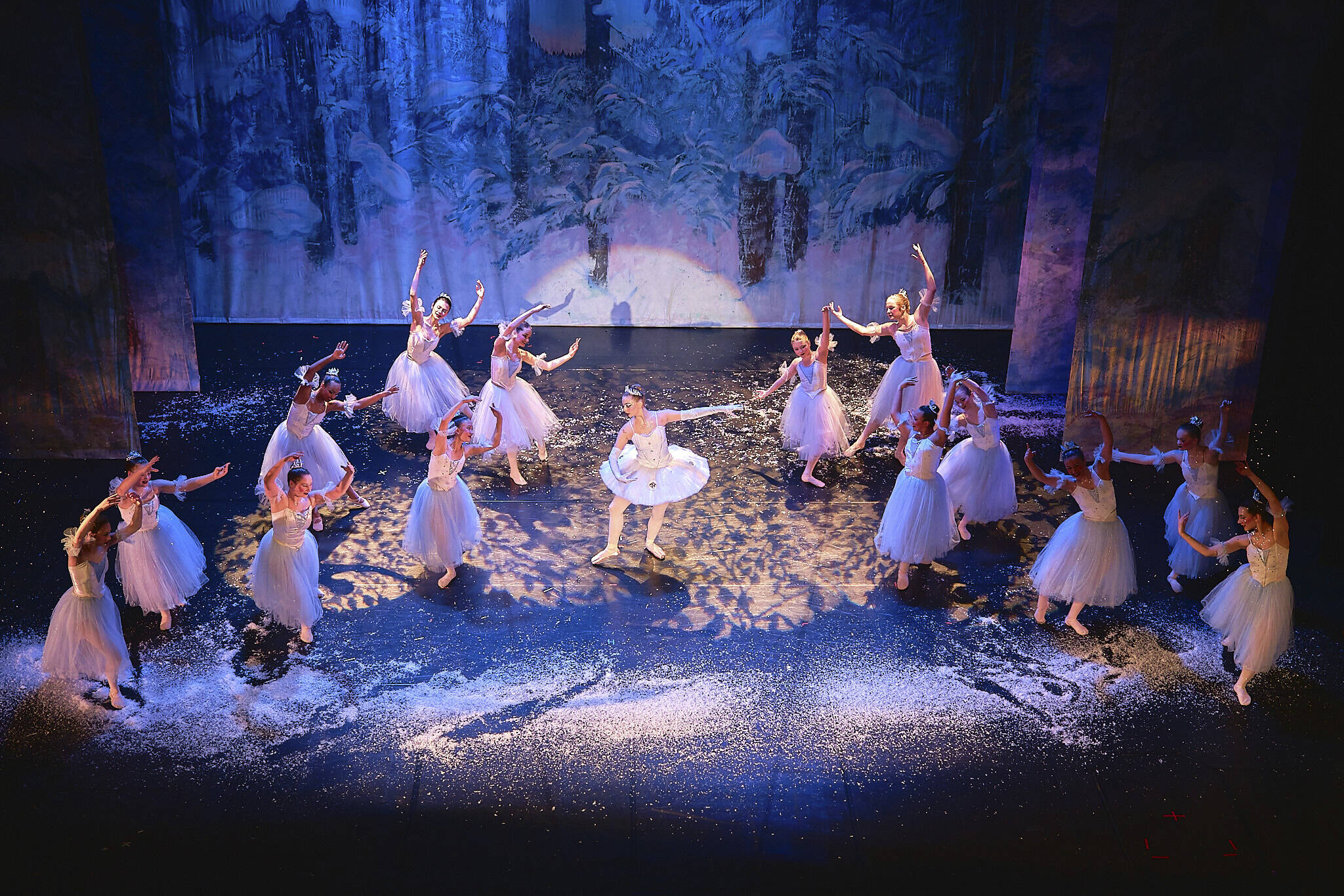 Photo by Christopher Kincaid
Dancers perform on Friday, Dec. 2, 2022, for the Homer Nutcracker Ballet held at the Mariner Theatre in Homer, Alaska.