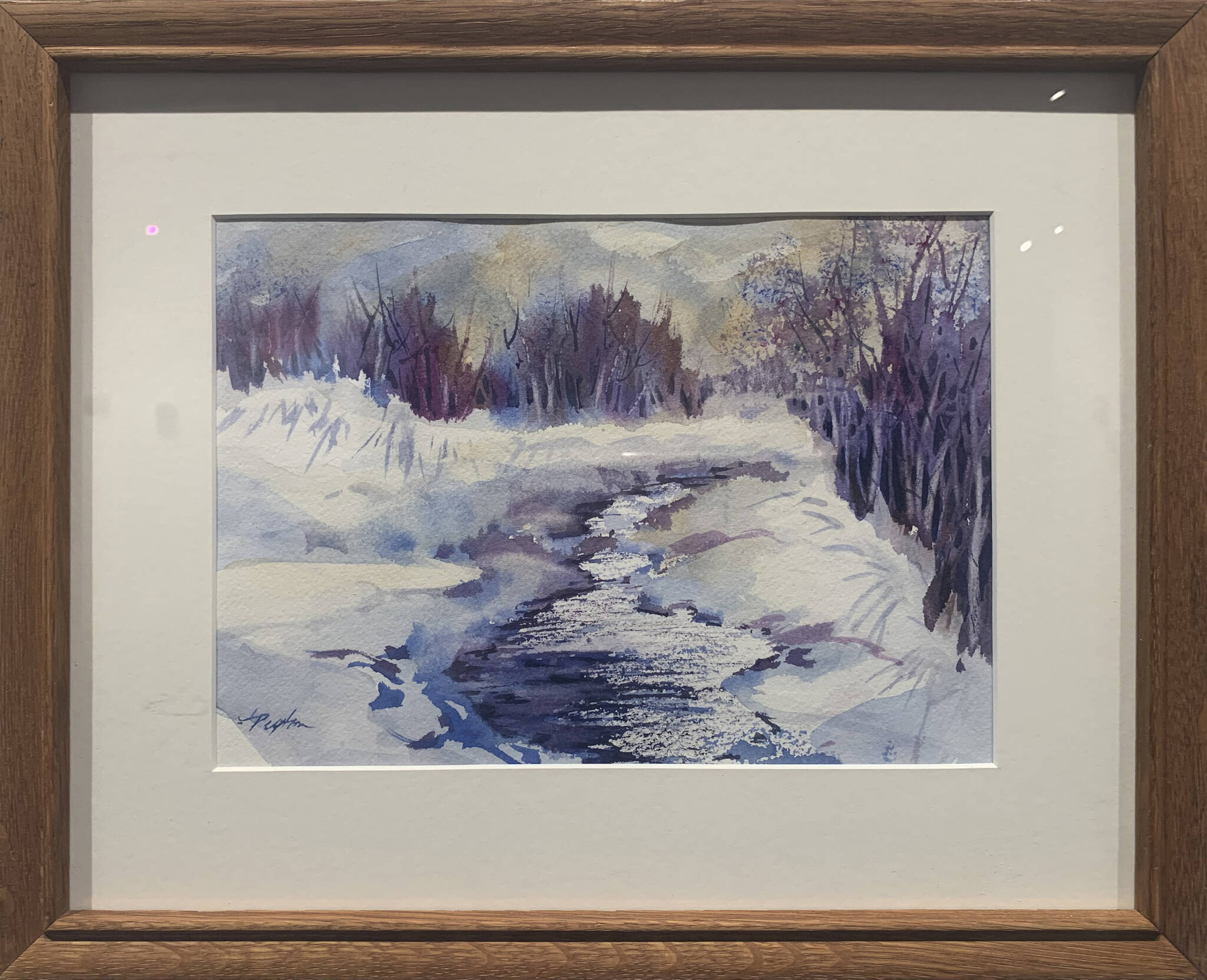 Still Flowing by Jan Peyton on display at SPH gallery (Photo provided)