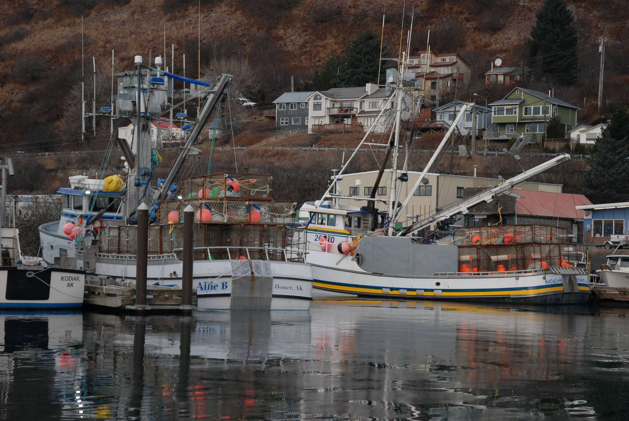 Homer seine vessels Allie B and Hadassah in the Kodiak Harbor, on Friday Jan. 20, 2023, in Kodiak, Alaska. (Photo courtesy Ivan Stonorov)