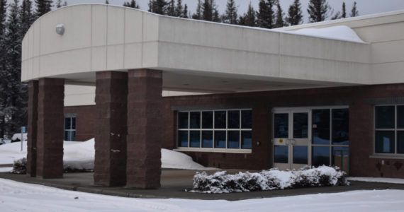 The Kenai Public Health Center is seen on Monday, Feb. 6, 2023, in Kenai, Alaska. (Jake Dye/Peninsula Clarion)