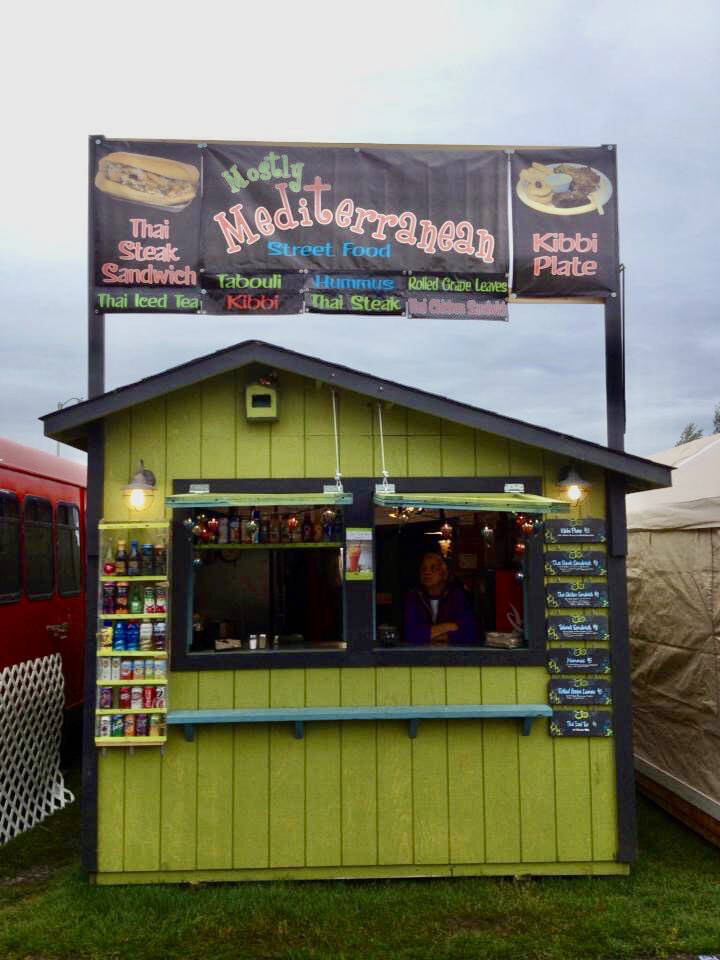 Red Bird Kitchen operating as Mostly Mediterranean at the Alaska State Fair in 2021. (Photo provided by Red Bird Kitchen)