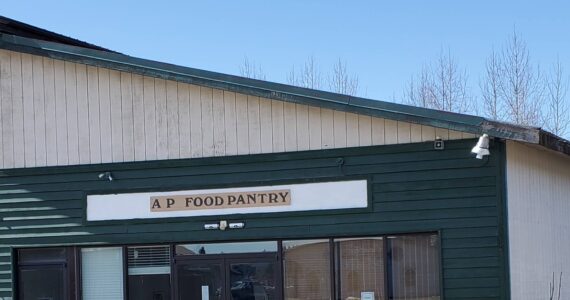 The Anchor Point Food Pantry, photographed on Saturday<ins>, April 22, 2023</ins>, is located at 34361 Old Sterling Hwy, Unit A in Anchor Point, Alaska. (Photo by Delcenia Cosman/Homer News)