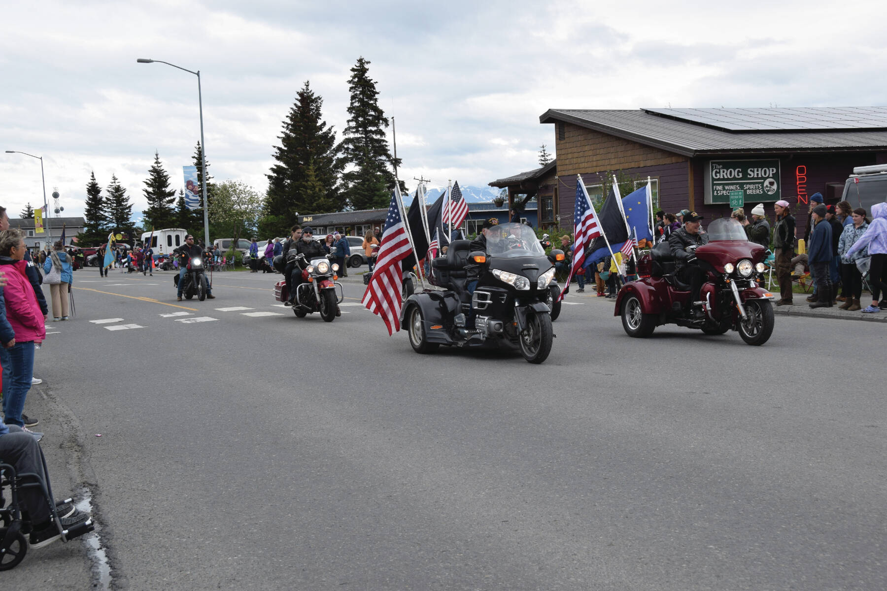 Homer American Legion at the Seas the Day parade on Tuesday, July 4, 2023 in Homer, Alaska. (Emilie Springer/ Homer News)