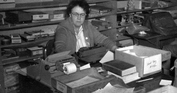 Cheechako News photo
Mable Smith came into her own as a reporter for the Cheechako News (central Kenai Peninsula) in the 1960s and early 1970s.