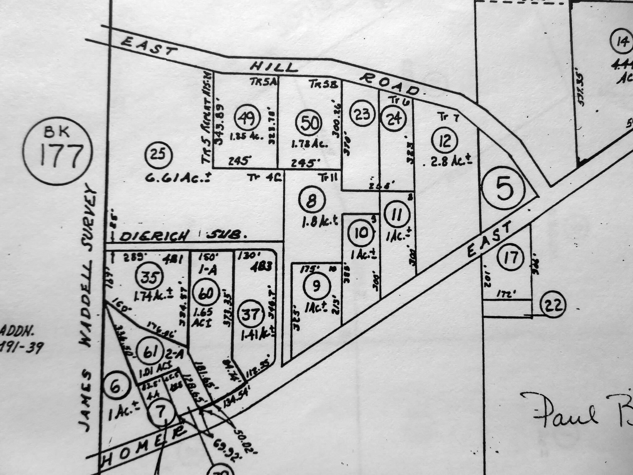 Image courtesy of Homer City Hall
This old survey shows the location of Homer’s nearly century-old community cemetery (lot number 7, in the lower left of document).