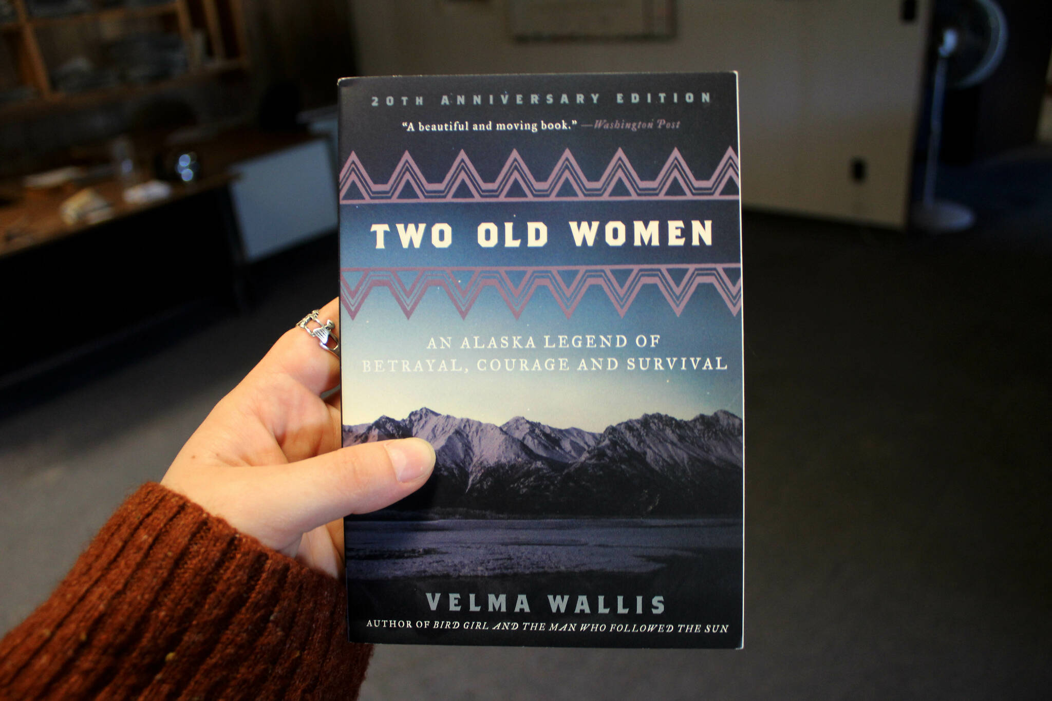 Ashlyn O’Hara/Peninsula Clarion
“Two Old Women,” published in 1992, is a traditional Athabascan legend as told by author Velma Wallis.