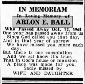 One year after Jackson Ball was killed in North Kenai, this memorial tribute to him appeared in a New London, Connecticut, newspaper called The Day.