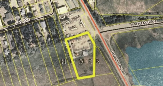 Front parcel of land at Lighthouse Village on Homer Spit Road purchased by Doyon Limited in March 2023. Image from the Kenai Peninsula Borough Assessing Department parcel viewer.