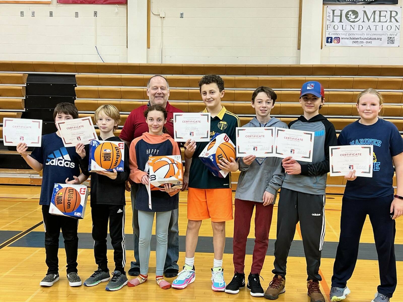 Homer Elks Lodge hosts Hoop Shoot freethrow contest Homer News
