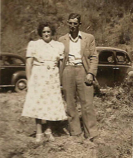 Photo courtesy of the 
Keeler Family Collection
Verona (Keeler) Cox with second husband, Howard Cox, in Oregon, circa 1935-40.