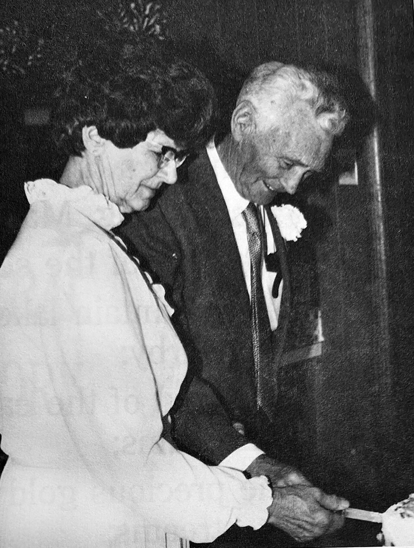 In 1983, nine years after Lawrence Keeler died, his wife Lorna remarried to longtime area resident Steve Zawistowski. Photo from the Steve Zawistowski story in “In Those Days.”