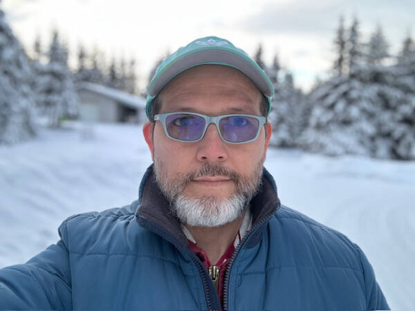 Artist J. Piotreck Pawlikowski is photographed in 2024 near his home in Homer, Alaska. Photo provided by J. Piotreck Pawlikowski