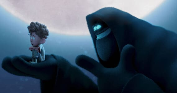 Promotional photo provided by Dreamworks Animation
Orion (Jacob Tremblay) and Dark (Paul Walter Hauser) in “Orion and the Dark.”